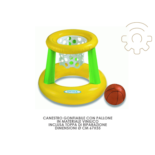 Intex 58504 cesta hinchable para piscinas juego de pelota para piscinas