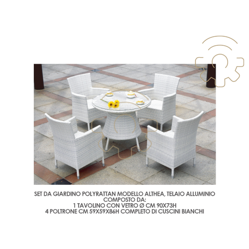 althea garden set living room in polyrattan outdoor furniture sitting room