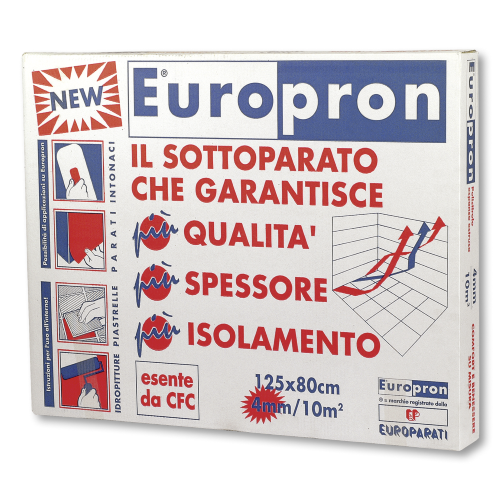 Europron 10 mq sottoparato isolparete pannelli in polistirene estruso cm 80x125 per muro soffitto