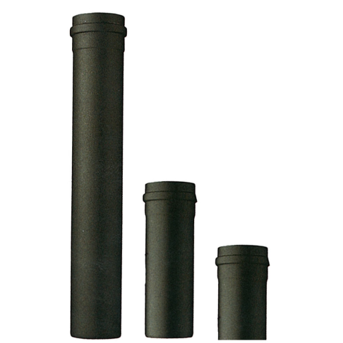 100 cm porcelain steel tube? 8 cm 80 mm matt black pellet stoves