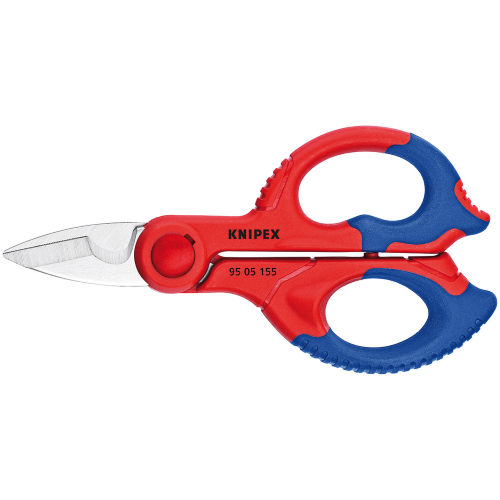 Knipex forbici spellafili per elettricista mm155 in acciaio inossidabile con manici rivestiti in fibra di vetro