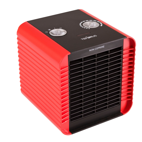 Teporus PTC 150A termoventilatore 1500W rosso caldobagno stufa elettrica