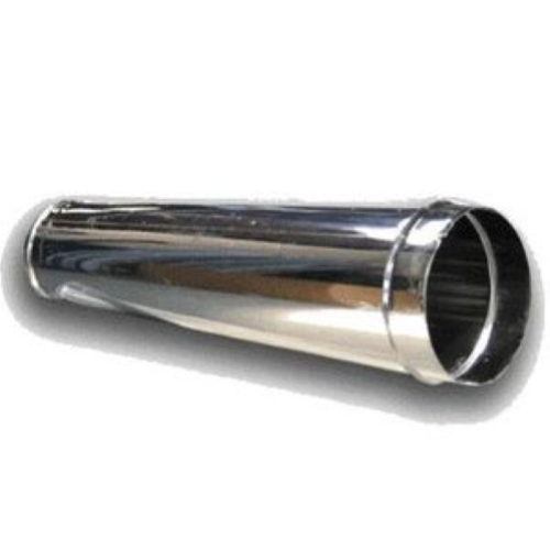 Ala tubo per stufe in acciaio inox 100 cm 1 mt Ø 10 cm 100 mm canna fumaria