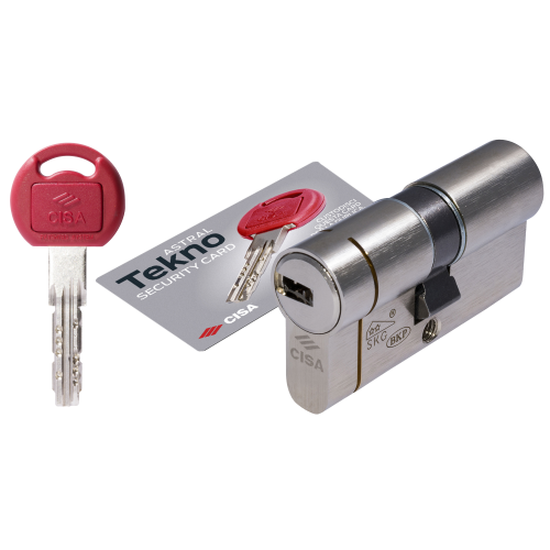 Cisa OM 3T1 Astral Tekno Pro cylinder 30.30 mm in brass with 3 keys