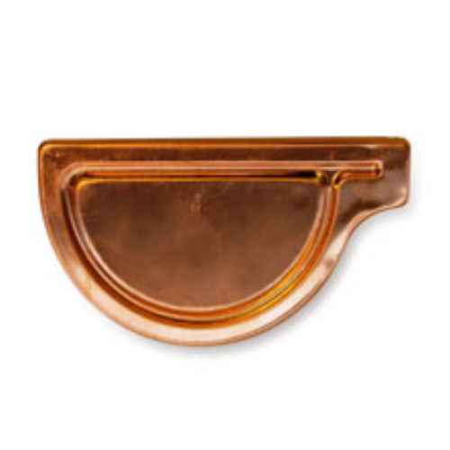 Doric model copper head right side right for rain pipes and fittings