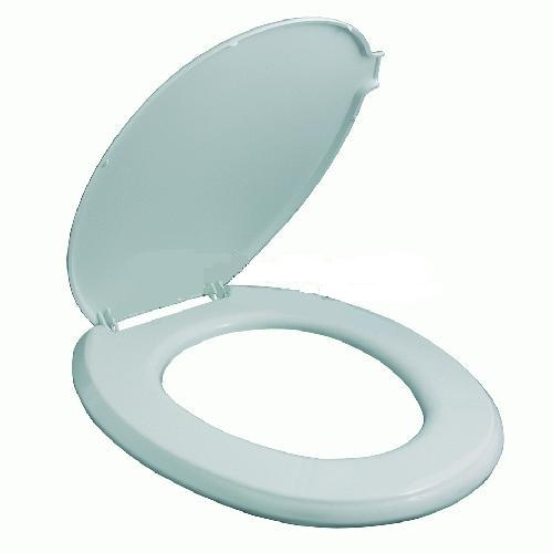 Abattant WC avec tablette thermodurcissable blanche universelle 37 x 44 x 5 cm