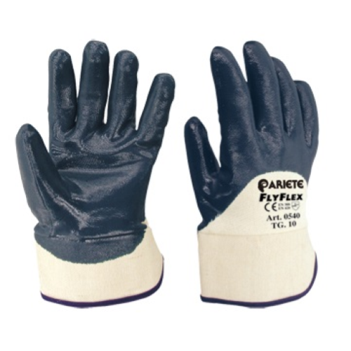 Ariete work gloves in anti-cut nbr size 10 blue color fleece interior