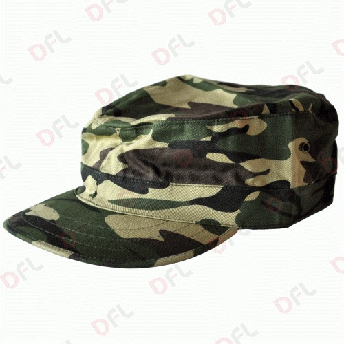 Cap hat in polyester with visor one size camouflage hunting and fishing