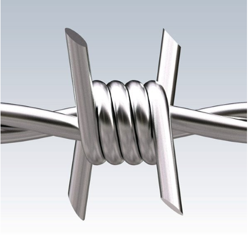 Cavatorta 100 mt barbed wire Hedgehog in strong galvanized steel with 4 points wire 1.7 mm