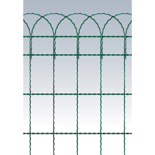 Sidex rotolo rete ornamentale ondulata zincata cm h 120x25 mt per giardino prato