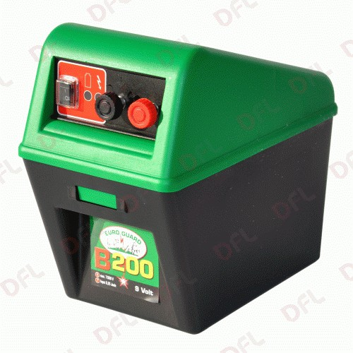 Energizador de baterÃ­a seca B200 sistemas de cercos de crÃ­a de 9 V