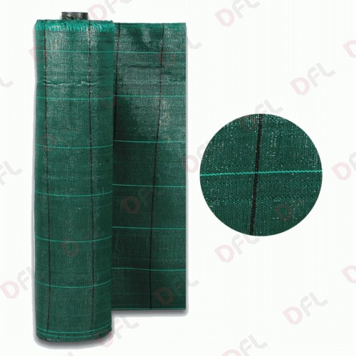rouleau de tissu de paillis vert 2x100 mt g 105 / m2 pour terre de potager