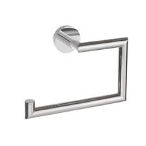 Wenko portasciugamani per bidet ottone cromato cm 22,5x7,5x13,5 h da parete