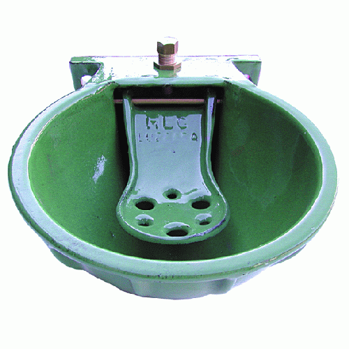 enamelled trough for cattle and sheep to apply both mounting and wall
