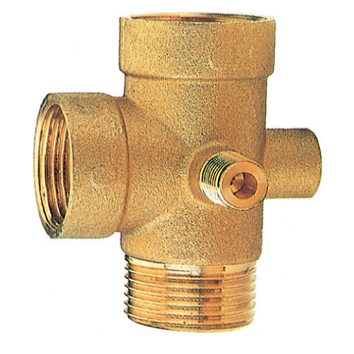 1 '5-way brass fitting for prolonged pump autoclave