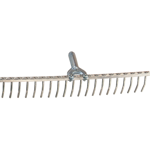aluminum rake with 20 round teeth aerator for the garden hay leaves