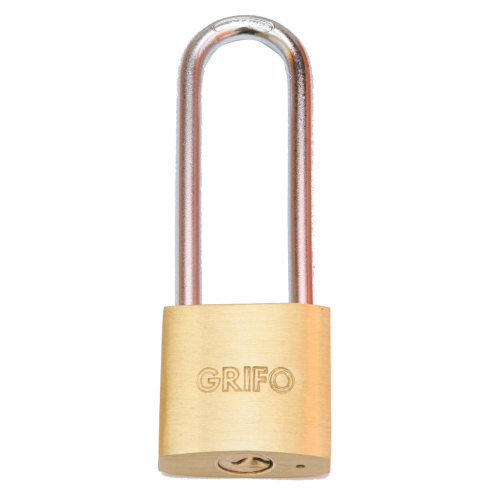 brass padlock series Grifo mm 30 steel arch gate safety bolt