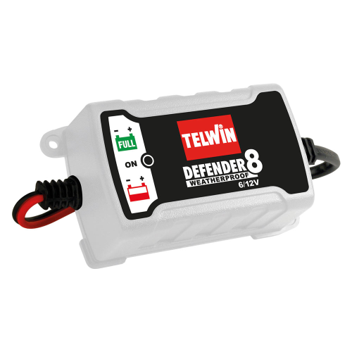Telwin cargador y mantenedor de baterías con control automático para baterías de plomo-ácido 6/12V