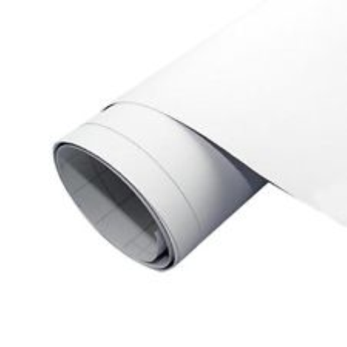 45x2.5 m roll of self-adhesive matt white adhesive plastic