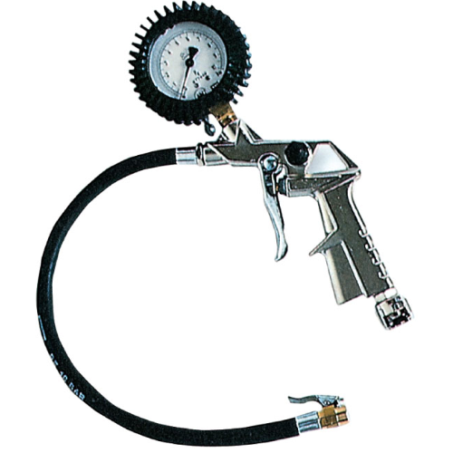 Ani Inflationspistole mit Reifenkompressor Manometer Art 25DE aus Aluminium