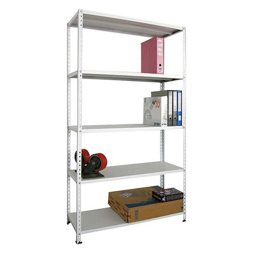 ProMetal modular shelf kit 5 shelves 80x40 cm whole rods of 2 mt. Color: Grey