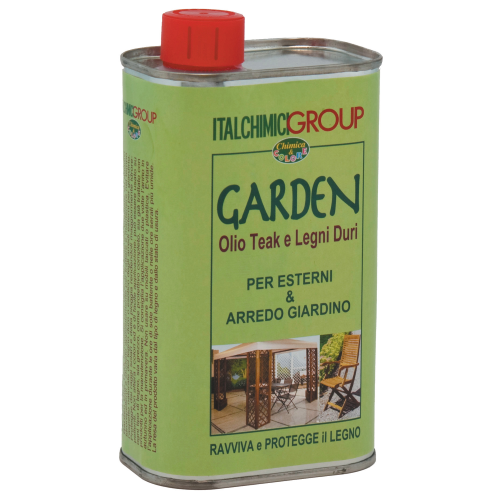Olio protettivo per legni teak e duri 0,5 lt ambrato per barche mobili arredo giardino da esterno interno