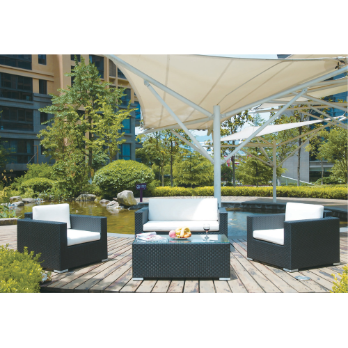 4 pcs living room mod Nancy with cushions outdoor garden pool furniture