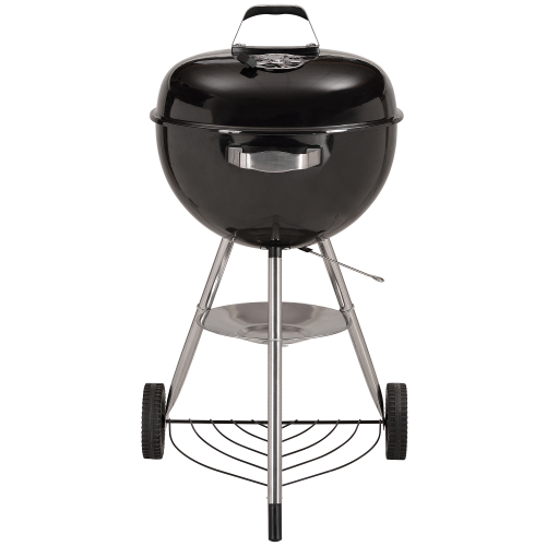 Barbecue Charcoal Sfera with steel structure, porcelain bowl, grill and lid