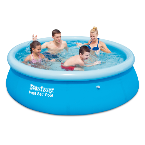 Bestway 57265 self-supporting inflatable pool? cm 244x66h round 2300 lt for children garden