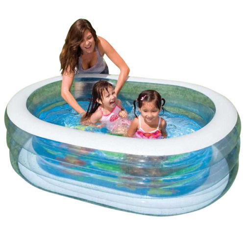 Intex 57482 piscina gonfiabile ovale baby cm 163x107x46h gioco bambini mare piscina