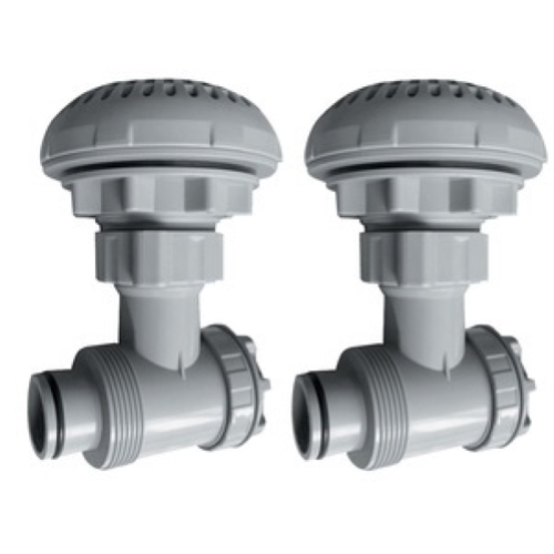 2-piece set connection valve fitting for pipes d. 38 mm Bestway pools 56235-232-229-223-241-251 fittings