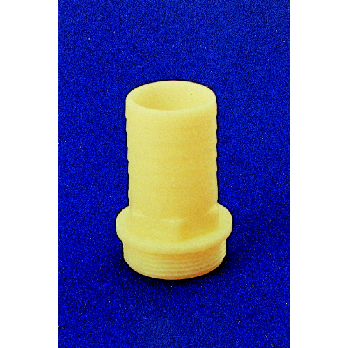 raccordo portagomma di nylon con filettatura gas in 3 pz Ø 1" x 25 mm