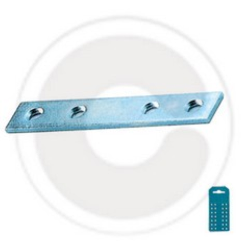 cf 5 pcs steel plate with 4 holes straight 6 cm in steel corner plate