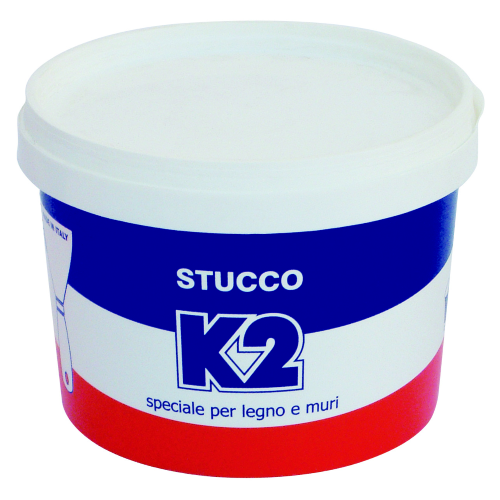 1 kg of K2 filler putty in paste with a spatula, white adhesive for smoothing