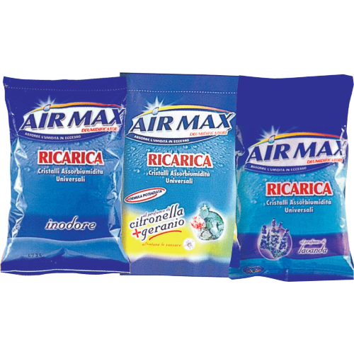 Air max 450 gr ricarica sali assorbiumidità mangiaumidità profumo lavanda