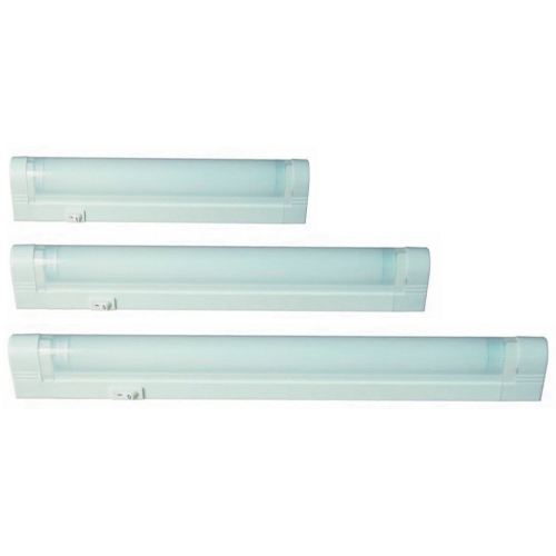 plafonnier fluorescent lampe fluorescente T5 thermoplastique 570 mm blanc 13 W