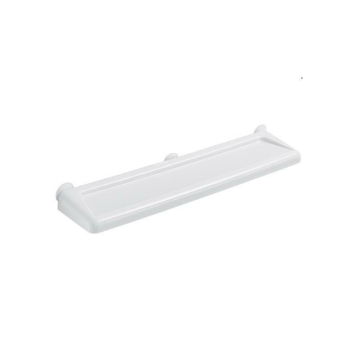 Gedy 8019 mensola bianca Junior 60 cm ripiano porta oggetti accessori bagno in resina termoplastica