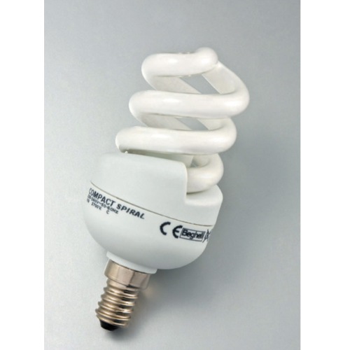 Beghelli Compact Spirallampe Energiesparlampe 11W E14 kalt