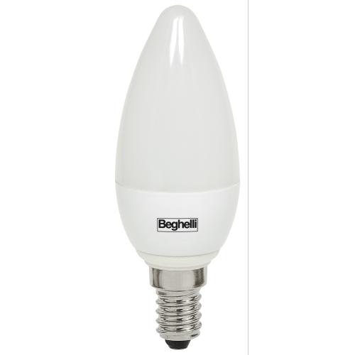 Beghelli Ecoled Lampe Birne fÃ¼hrte Olivenopal 3,5W E14 kaltes Licht
