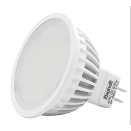 Ampoule LED Beghelli MR16 Ecoled 4W 12V lumiÃ¨re blanc chaud