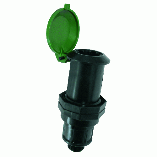 Irritec idrantino di presa rapida idrante da 1" con coperchio verde