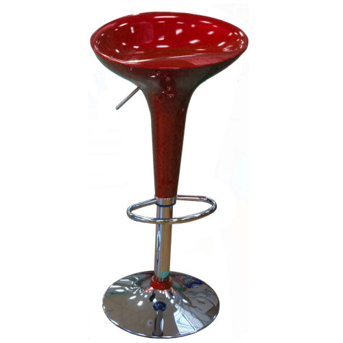 swivel stool Albi bordeaux swivel bar stools footrest in steel
