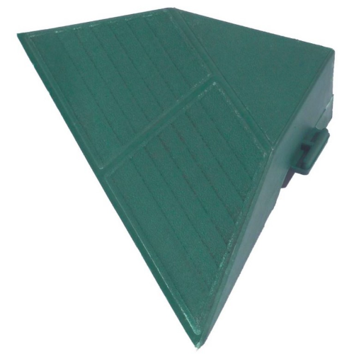Set of 4 corners for floor P40 in green polypropylene inside and outside