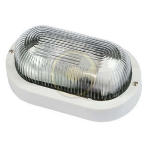 Plafonnier FME Art 62.700 ovale blanc E27 pour lampes jusqu&#39;Ã  60W