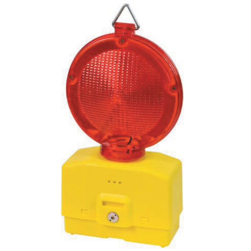 Fme art 62.764 lampeggiante lampeggiatore per lavoro cantieri luce rossa