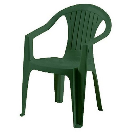 Chaise empilable en polypropylène Atlantide LB vert 56x56x79 cm