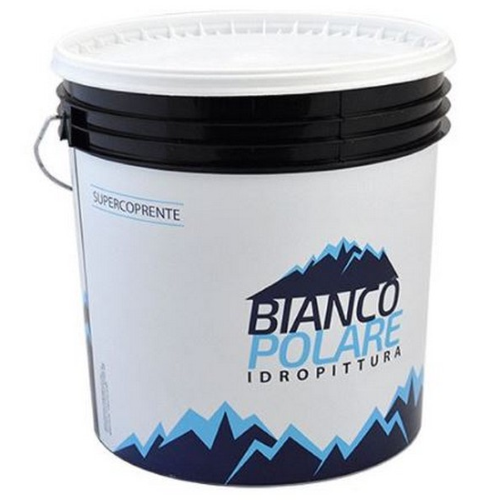 Bianco Polare weiß parfümierte transpirierende waschbare Farbe auf Wasserbasis 14 lt superopake Innenfarbe