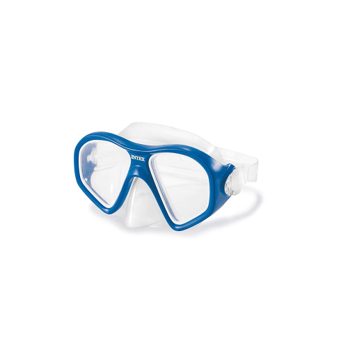 Máscara de buceo Intex 55977 Reef Rider en lentes de policarbonato hipoalergénico sin látex de Pvc aptas para mar, lago y piscina