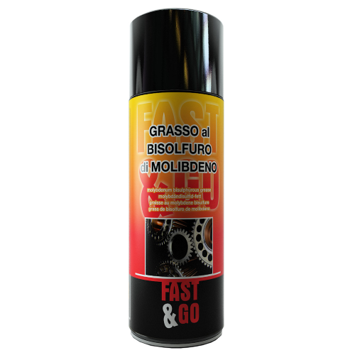 Fast&Go bomboletta spray da 400 ml grasso olio liquido MoS2 bisolfuro