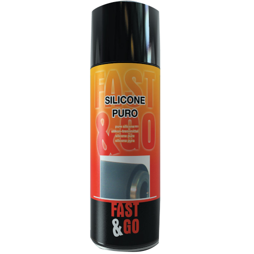 Fast&Go spray 400 ml silicone puro antiadesivo anticorrosivo protettivo